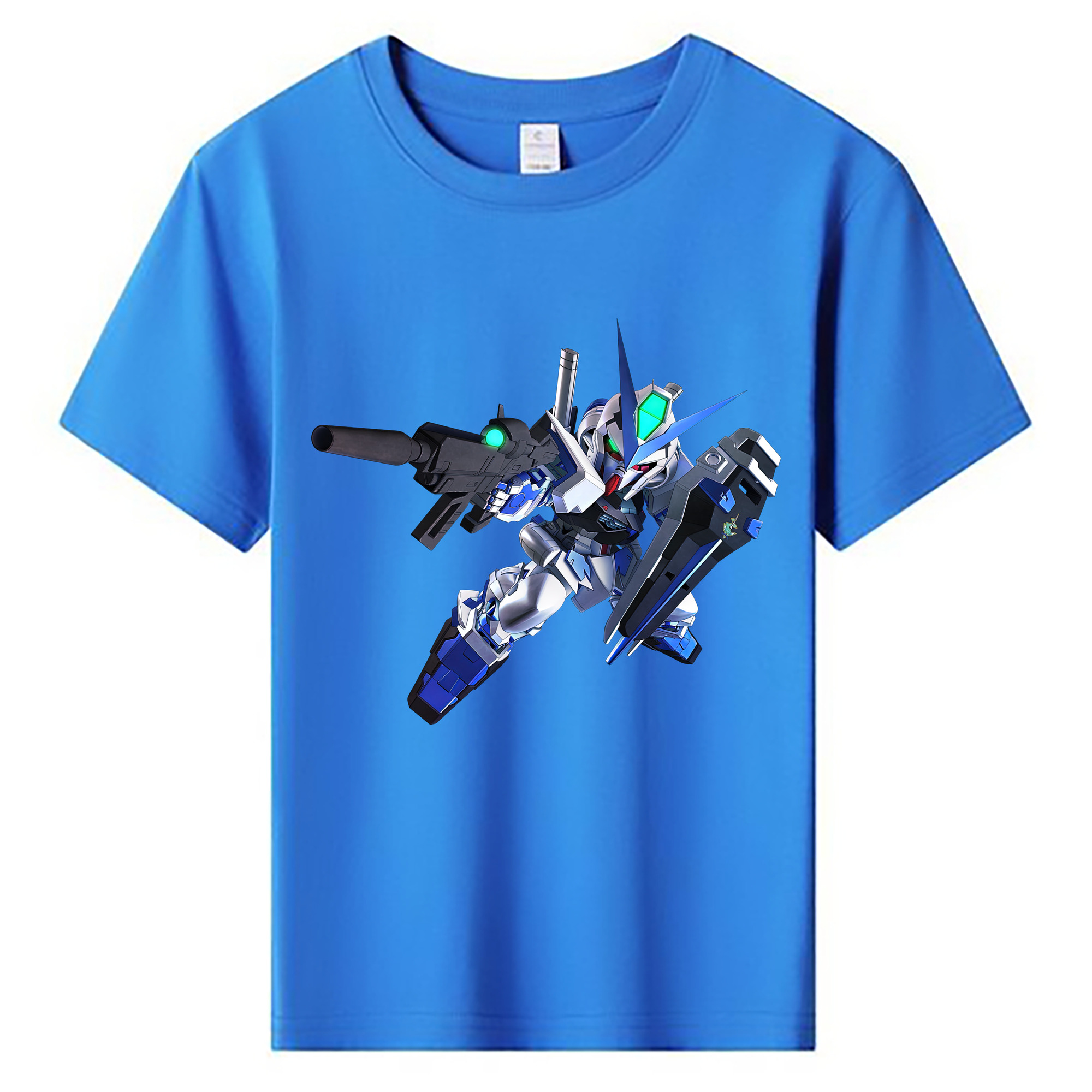（画像用） 機動戦士ガンダム Mobile Suit Gundam 綿100％キッズTシャツ（フロントプリント）